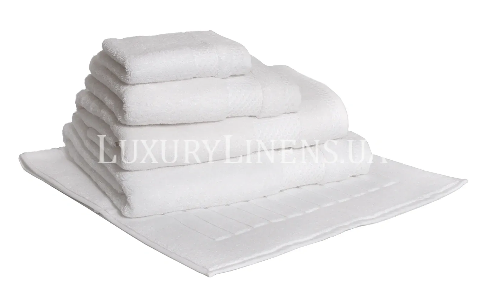 Махрові рушники LUXURY LINENS Alligator White