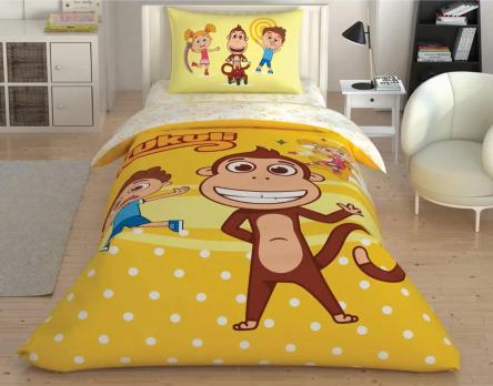 Підлітковий комплект Disney TAC Kukuli Smile Ранфорс / простирадло на резинці