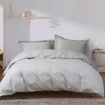 Постільна білизна сатин premium Lotus Home - Dakota Modern сірий