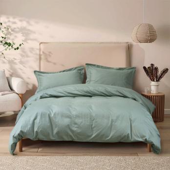 Постільна білизна сатин premium Lotus Home - Dakota Modern оливкова