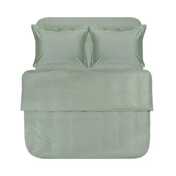 Постільна білизна сатин premium Lotus Home - Dakota Modern оливкова