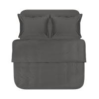 Постільна білизна сатин premium Lotus Home - Dakota Modern антрацит