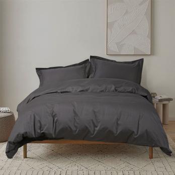 Постільна білизна сатин premium Lotus Home - Dakota Modern антрацит