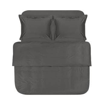 Постільна білизна сатин premium Lotus Home - Dakota Modern антрацит