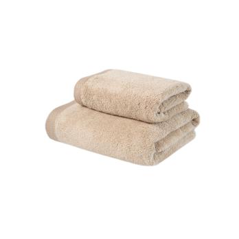 Рушник махровий готельний Premium Microcotton kahve Lotus Home