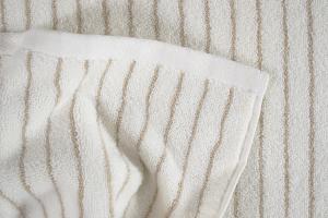 Рушник махровий Готель Premium Microcotton Stripe Ecru-Kahve Lotus Home