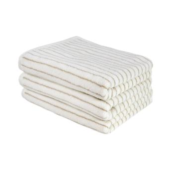Рушник махровий Готель Premium Microcotton Stripe Ecru-Kahve Lotus Home