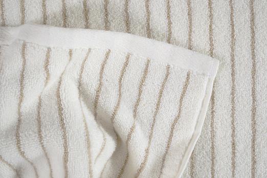 Рушник махровий Готель Premium Microcotton Stripe Ecru-Kahve Lotus Home