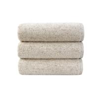 Рушник махровий Organic natural Lotus Home бежевий