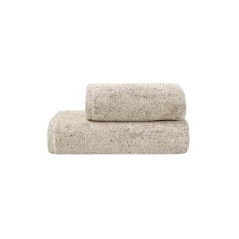 Рушник махровий Organic natural Lotus Home бежевий