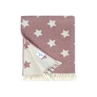 Плед Lotus Home - Star throw бургунді 130*170