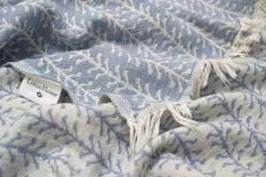 Покривало Tossa blue Lotus Home блакитний