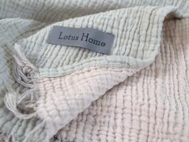 Покривало Sia muslin grey-blush Lotus Home