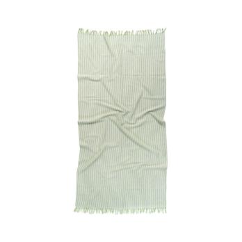 Рушник Lotus Home Pestemal - Argosa stripe 85*175 green зелений