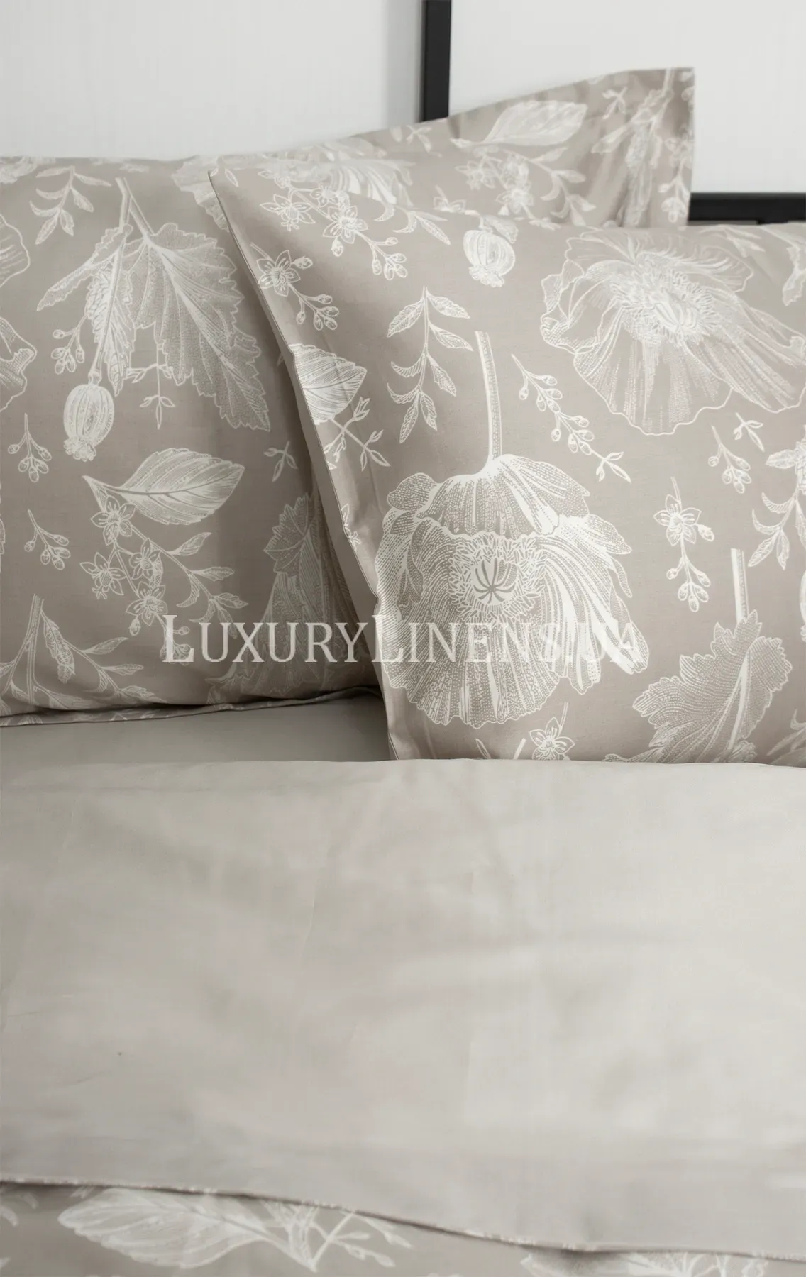 Комплект постільної білизни LUXURY LINENS Amapolas, Двоспальий