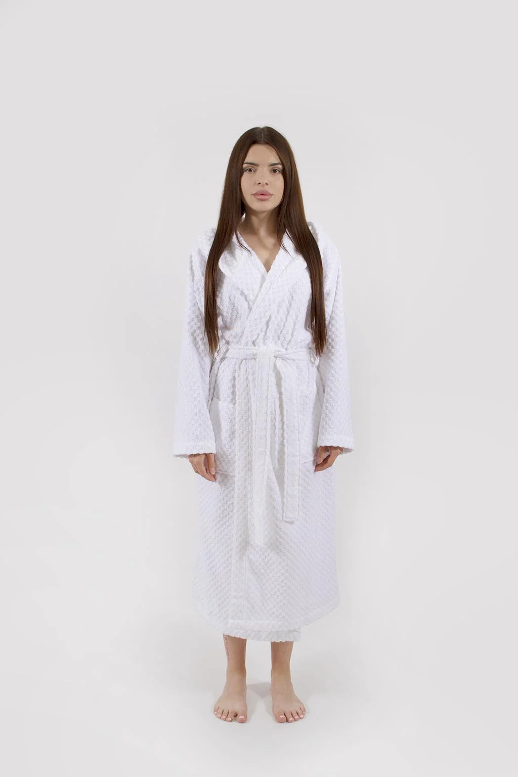 Халат Lotus Home Larna S/M Білий