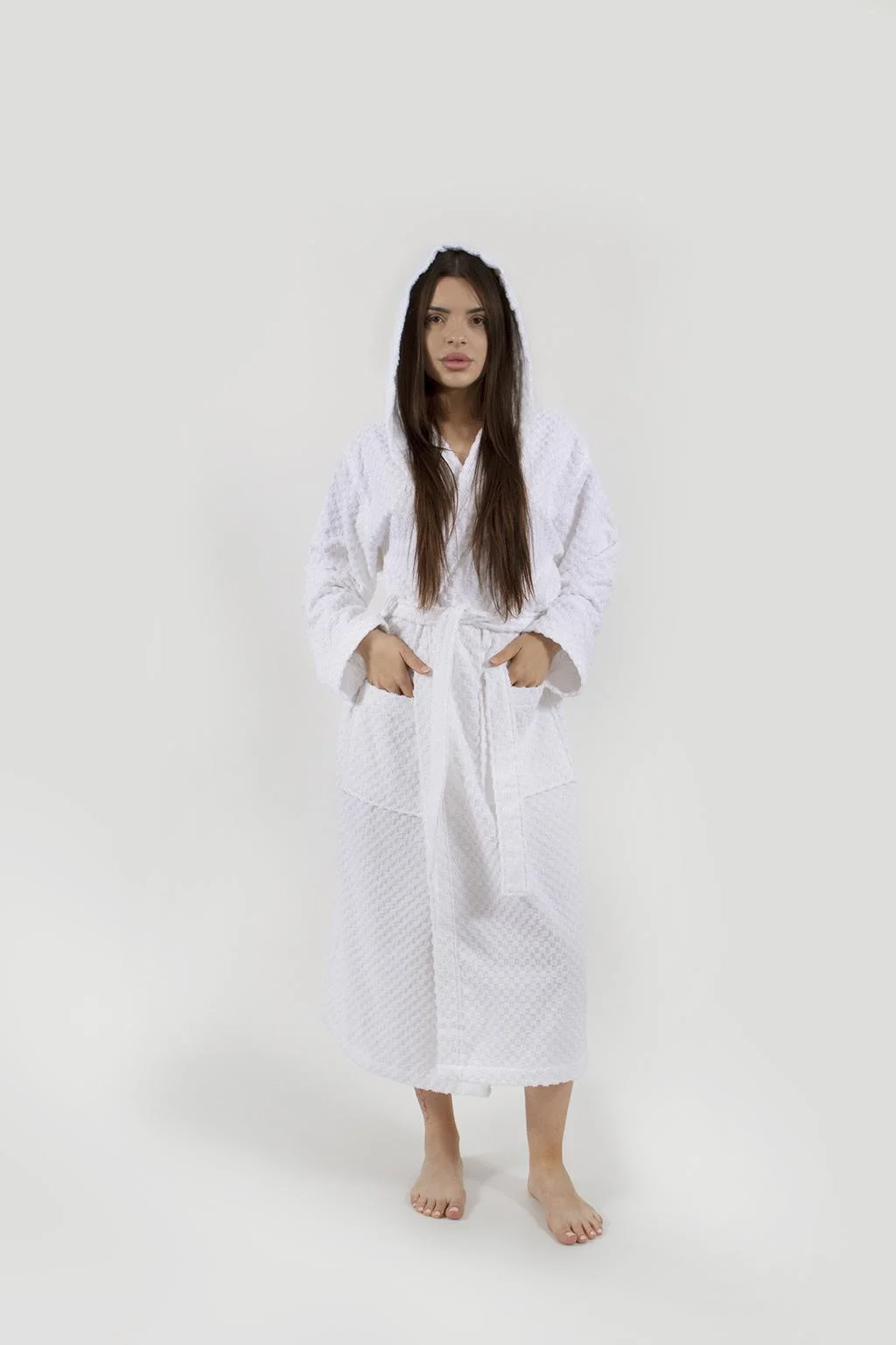 Халат Lotus Home Larna S/M Білий