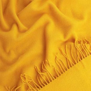 Плед руно 140х200 см Жовтий