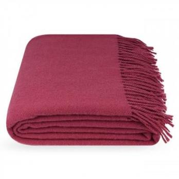 Плед руно 140х200 см Блідо-рожевий