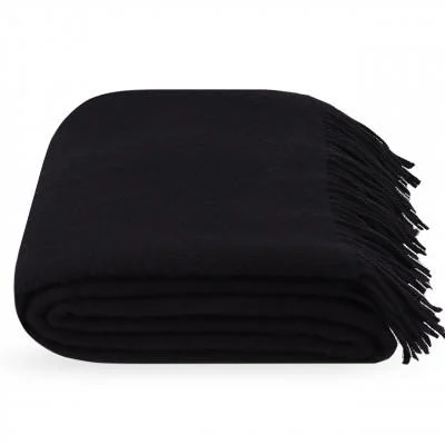 Плед руно 140х200 см Чорний