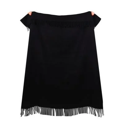 Плед руно 140х200 см Чорний