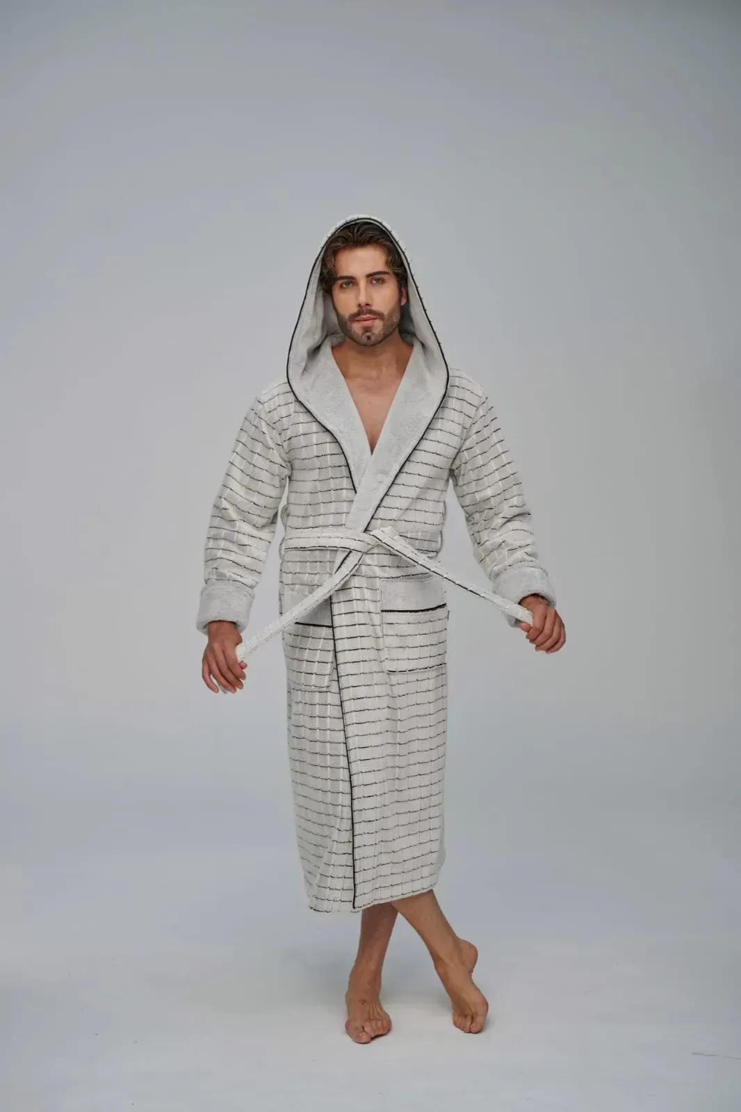 Халат чоловічий махровий велюр бамбук Nusa 1505