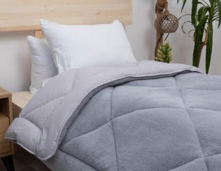 Ковдри Altinbasak: Ковдра антиалергенна Altinbasak 195х215 см;155х215 світло-сіра