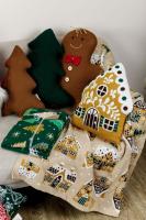 Декоративна подушка Імбирний будиночок