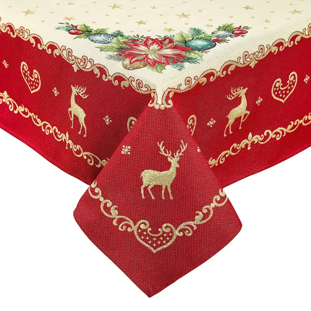 Скатертина гобеленова RUNNER488 Новорічна фантазія Limaso
