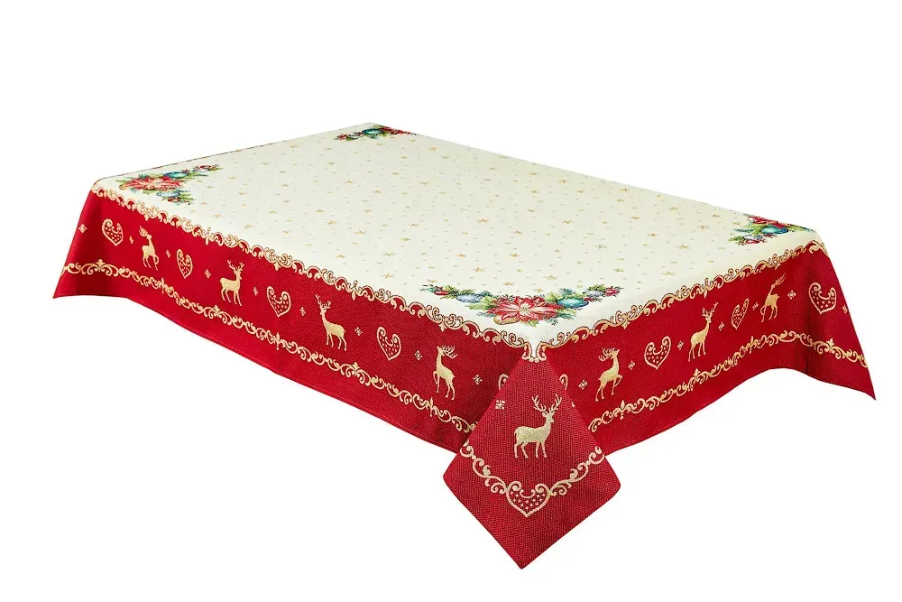 Скатертина гобеленова RUNNER488 Новорічна фантазія Limaso