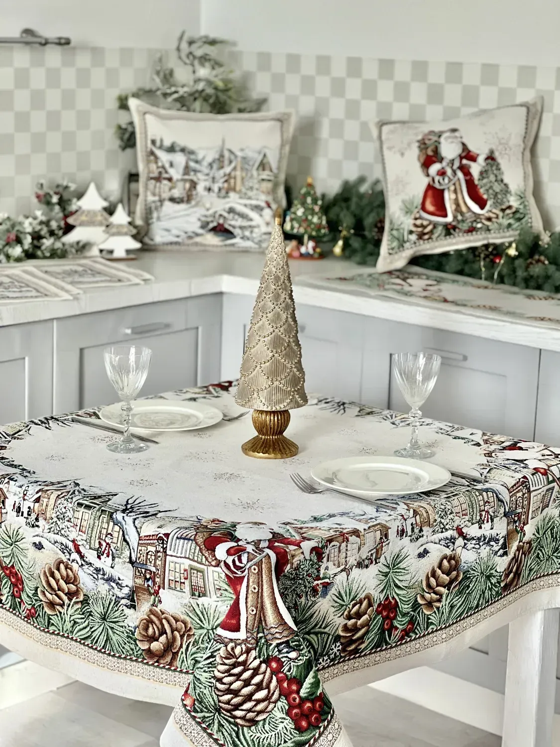 Скатертина гобеленова MOROZ Limaso