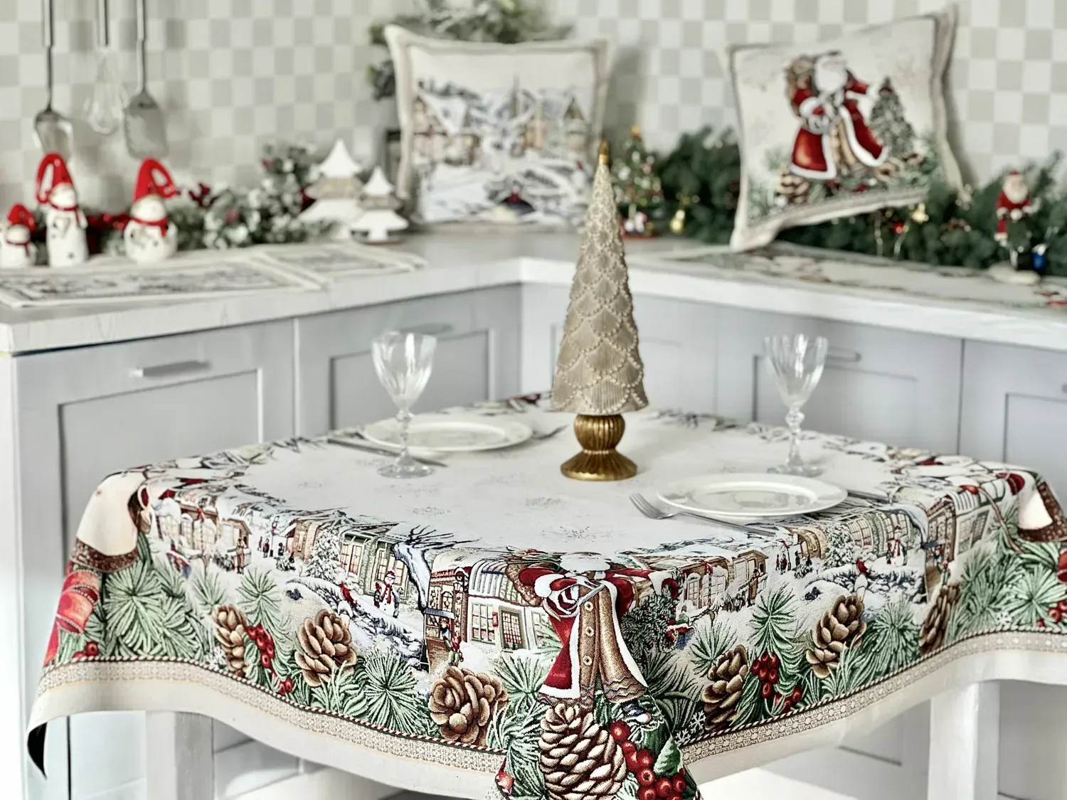 Скатертина гобеленова MOROZ Limaso