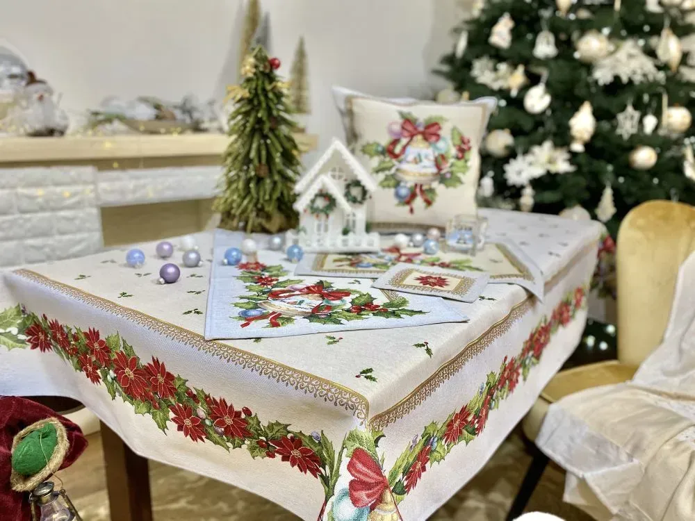 Скатертина гобеленова RUNNER902 Різдвяна зірка Limaso