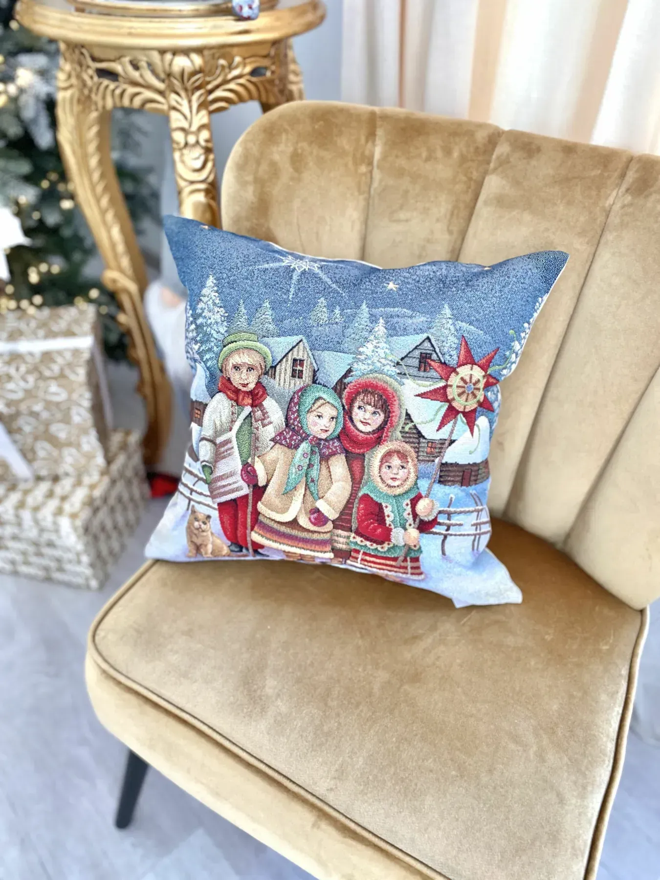 Наволочка гобеленова одностороння KISS1160 Limaso