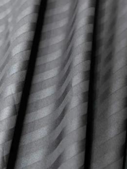 Простирадло на резинці Lighthouse Sateen Stripe  Antracit