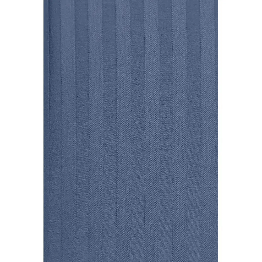 Простирадло на резинці LightHouse Sateen Stripe Blue Navy 160 * 200 см