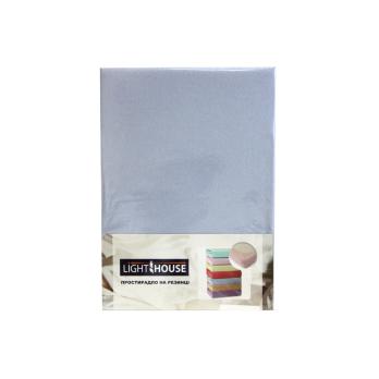 Простирадло на рез.трикотажне LH Jersey Premium 180*200+25 блакитний