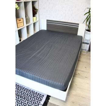 Простирадло на рез. Mf Stripe Graphite 180*200+25