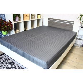 Простирадло на рез. Mf Stripe Graphite 180*200+25