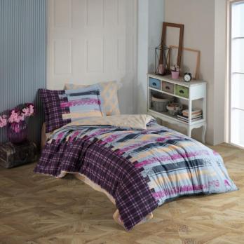 Постільна білизна HOBBY поплін VIVALDI сірий