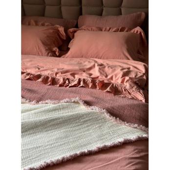 Муслинове покривало з наволочками Saheser - Alda Gulkurusu (Туреччина), 240 х 260 см