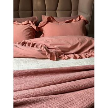 Муслинове покривало з наволочками Saheser - Alda Gulkurusu (Туреччина), 240 х 260 см