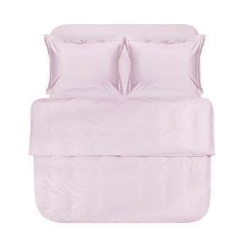 Постільна білизна Lotus Home сатин premium Dakota Modern рожевий євро