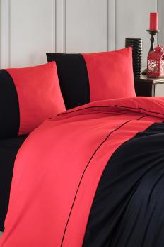 Постільна білизна Altinbasak Thor Kirmizi ранфорс полуторний 160*220/180*240/50*70-2 100% бабовна