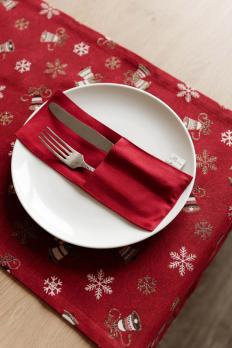 Чохол для столових приборів Прованс червоний