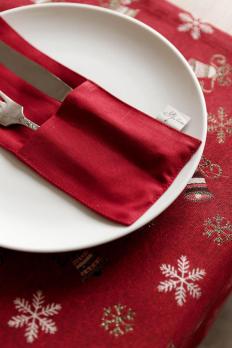 Чохол для столових приборів Прованс червоний