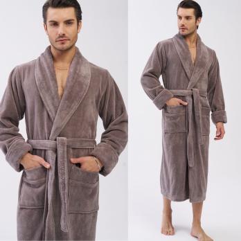 Халат чоловічий бамбуковий з капюшоном Nusa  XXL