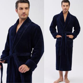 Халат чоловічий бамбуковий з капюшоном Nusa L/XL