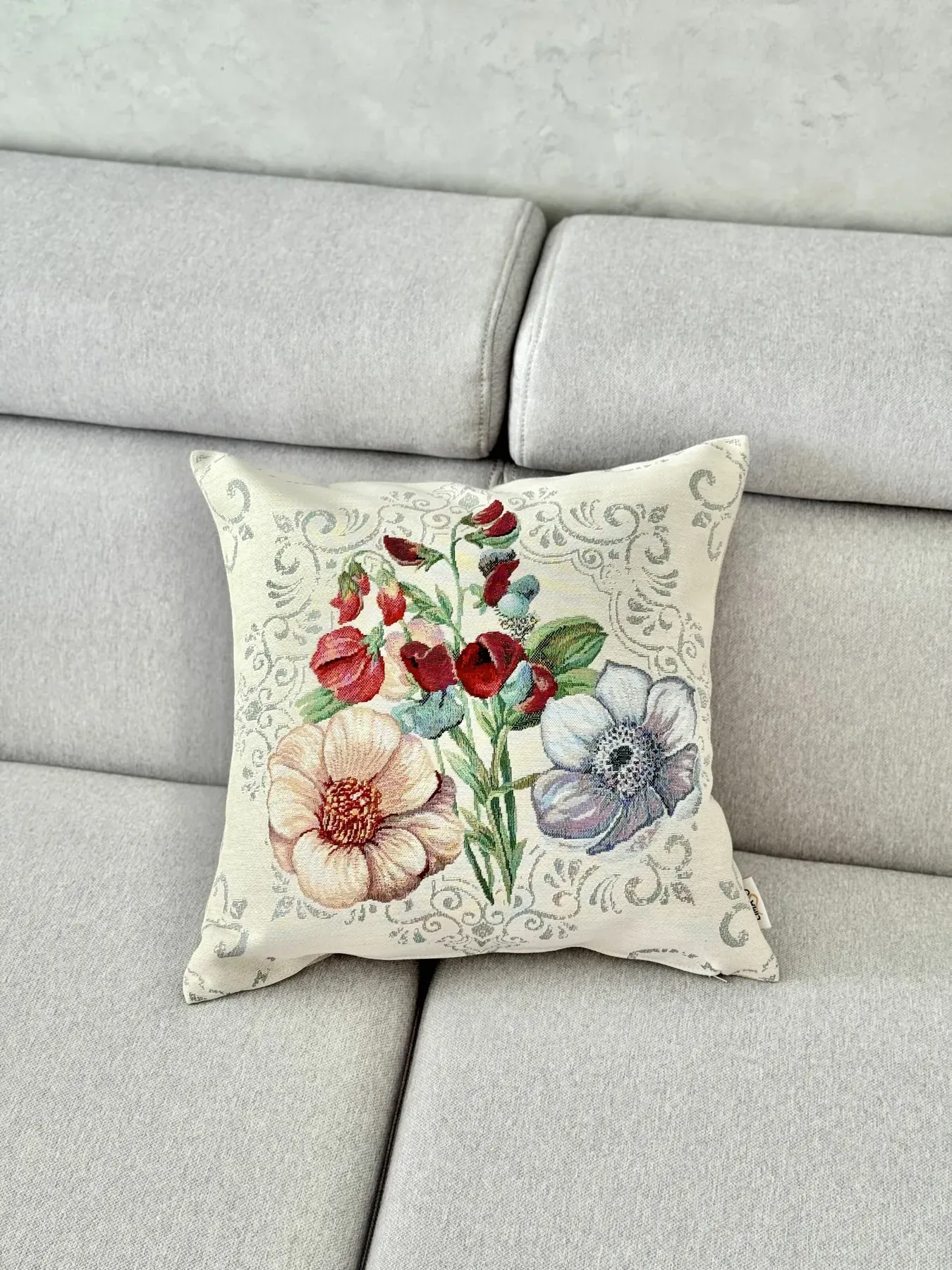 Наволочка гобеленова одностороння MANDALAS FLOWERS CO1-NV Limaso