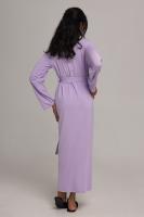 Довгий жіночий халат із мікромодала